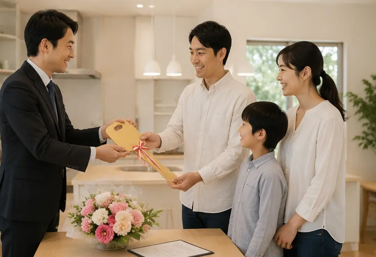 お引渡し式のイメージ
