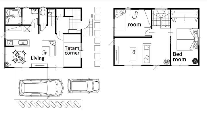 30坪プラン間取り図